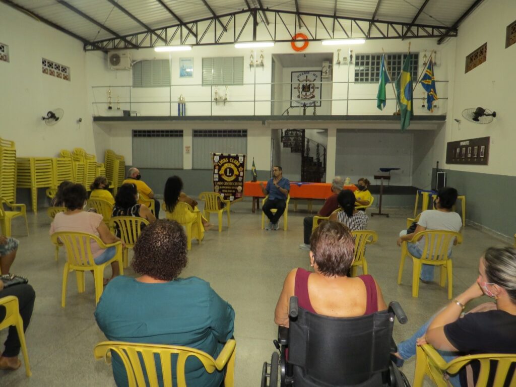 Dr. Sandro palestra sobre Covid-19 para associados do Lions Clube Campo Grande