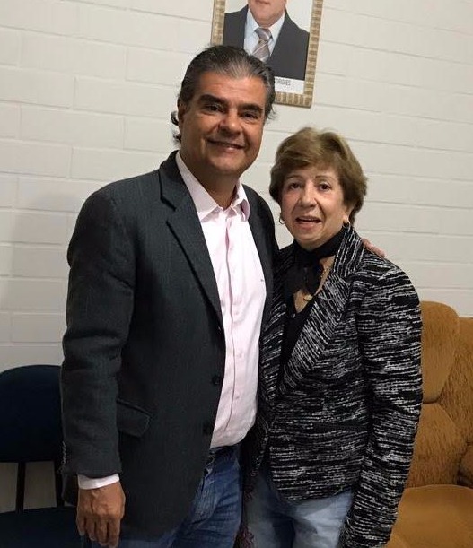 “Além dos veteranos na política também buscamos inovar com a participação dos jovens” Nelsinho Trad com a vereadora Marieta PTB