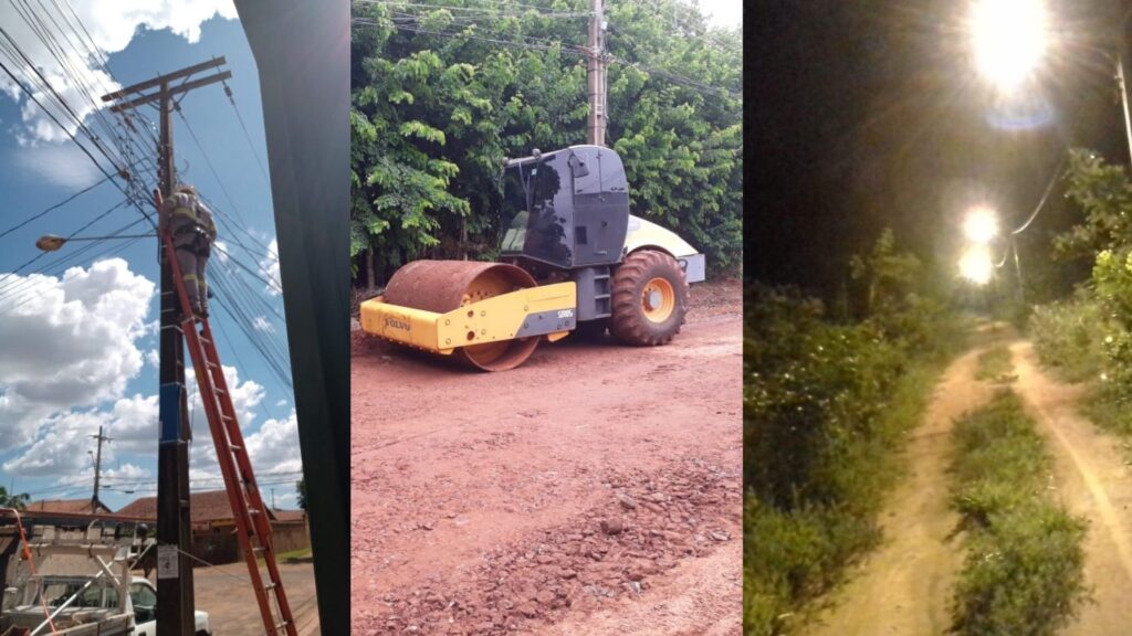 Caiçara, Estrela Park e Jardim Pinheiros recebem melhorias após solicitações do vereador João César Mattogrosso