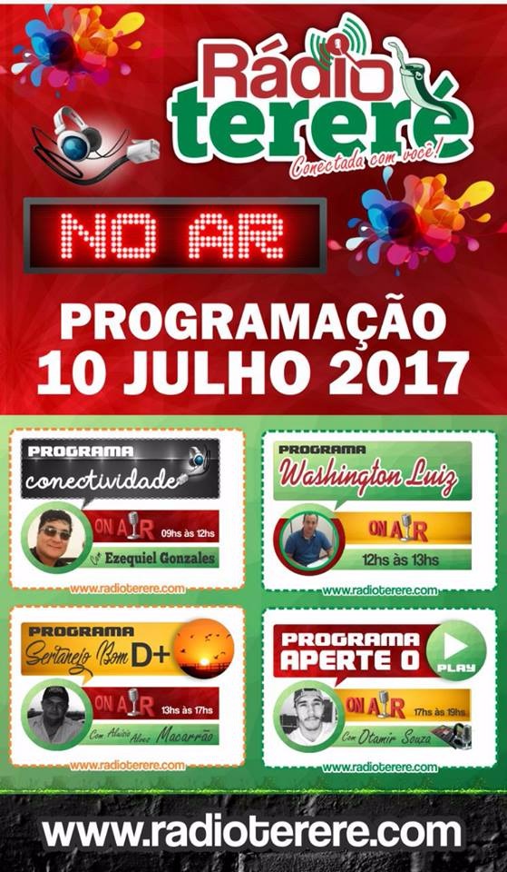 Vem aí, o início da transmissão da Radio Tereré, a nova sintonia de Nova Alvorada do Sul Vem aí, o início da transmissão da Radio Tereré, a nova sintonia de Nova Alvorada do Sul