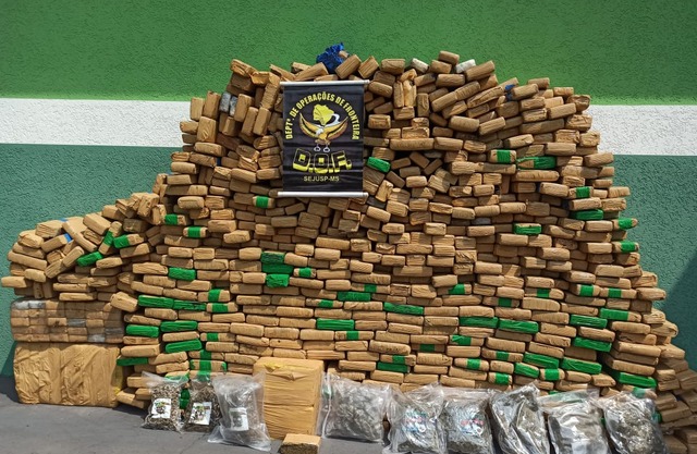 Caminhão que seguia com mais de meia tonelada de maconha para o Rio de Janeiro foi apreendido pelo DOF durante a Operação Hórus Caminhão que seguia com mais de meia tonelada de maconha para o Rio de Janeiro foi apreendido pelo DOF durante a Operação Hórus