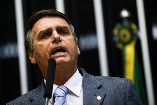 Lobo solitário, Bolsonaro sonha com a glória A violência verbal é uma de suas marcas e um modo de cativar sua audiência (Foto: Marcelo Camargo/Agência Brasil)