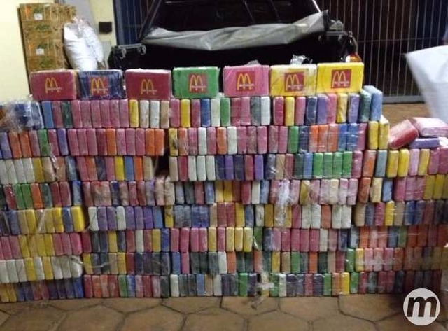 Ex-vereador é preso com ‘cocaína de marca’ avaliada em R$ 8 milhões Foto: Divulgação/PF