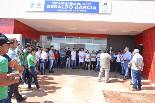 Prefeitura ativa posto de saúde no Nova Itamarati Durante ato de ativação do posto, prefeito destacou trabalho de servidores