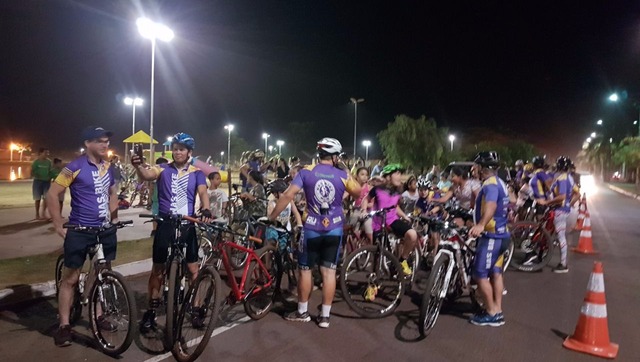 Dia Mundial sem Carro é comemorado em Nova Alvorada do Sul Ciclistas reuniram em frente ao parque Nelson Tereré. Foto Leandro Medina