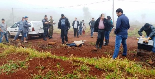 Brasileiro é executado com 29 tiros de fuzil 7.62 na fronteira Foto Porã News