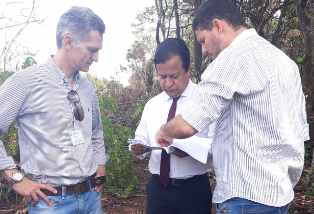 Deputado Amarildo Cruz flagra derrubada de mata nativa no Parque dos Poderes