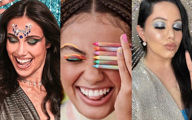 Invista em uma make colorida para dar um ânimo neste Carnaval