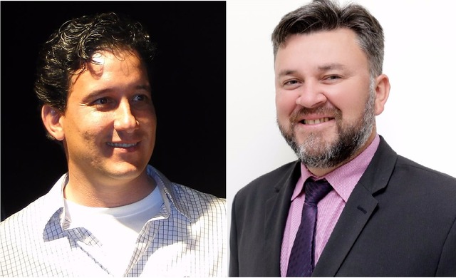 Ex-candidato a Prefeito Jose Paulo Paleari e Vereador Everton Cristiano; foto arquivo.