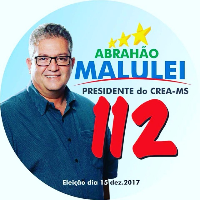 Abrahão Malulei renúncia candidatura à presidência do Crea-MS