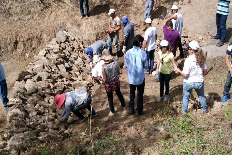 Uso sustentável do solo Barramento: técnica inovadora