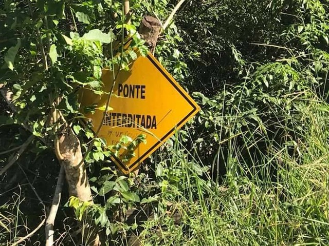 Vereador Nélio Justen, busca solução para ponte que oferece risco por falta de manutenção