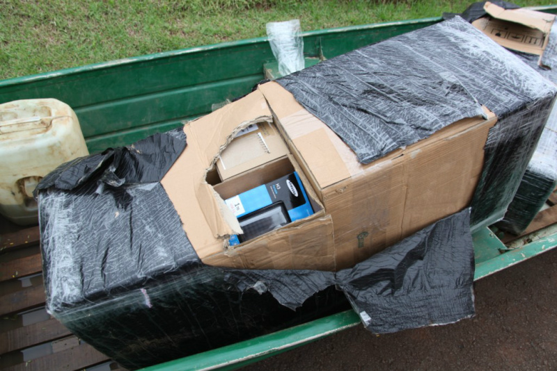 Produtos eletrônicos importados ilegalmente