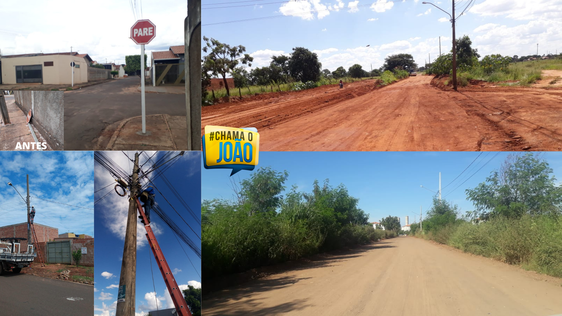 Coophasul, Estrela Park, Jardim Alto São Francisco, Jardim Jerusalém e Jardim Veraneio receberam melhorias a partir de solicitações do vereador João César Mattogrosso