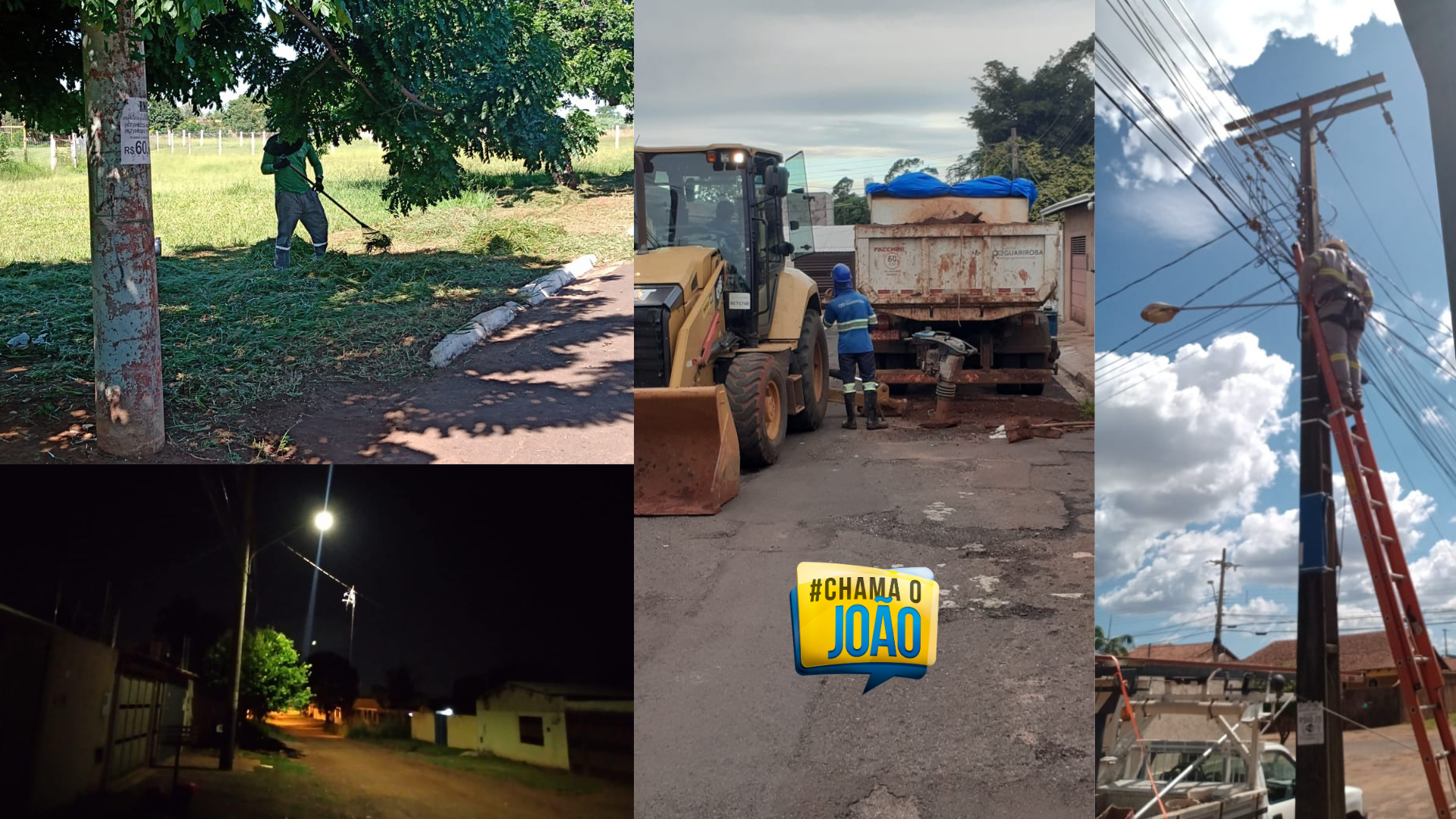 Chama o João: Aero Rancho, Conjunto União, Jardim das Cerejeiras e Santo Amaro são atendidos com melhorias