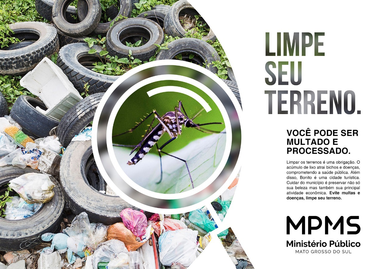 Terreno Sujo é Crime e Ministério Publico alerta população Terreno Sujo é Crime e Ministério Publico alerta população