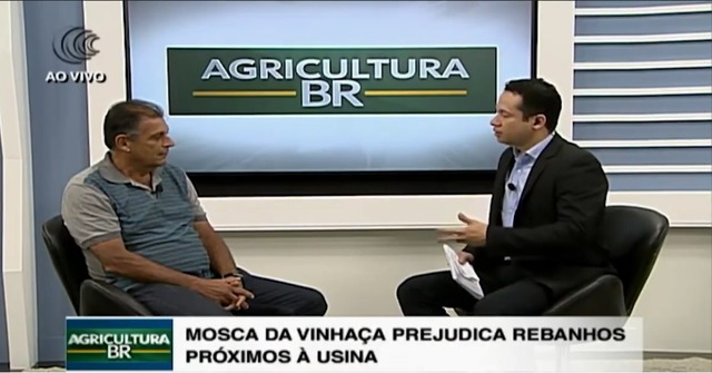 Produtor de Nova Alvorada do Sul, fala dos problemas enfrentados com a mosca da vinhaça no programa Agricultura BR