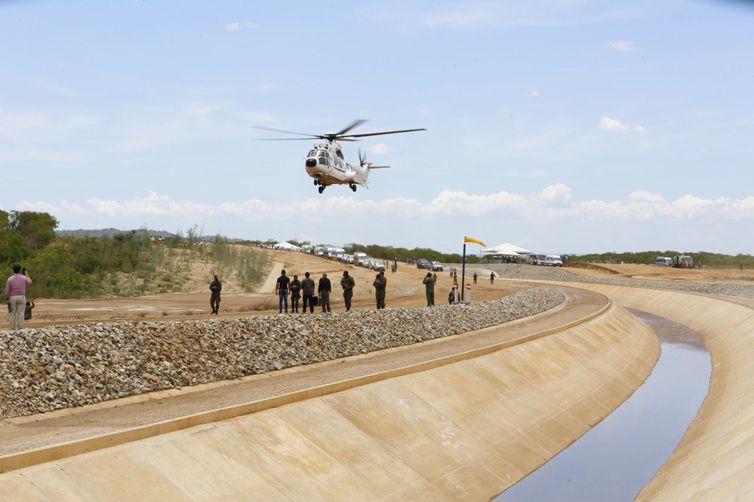 Integração do São Francisco: governo inicia testes no Ramal do Agreste © Presidência da República