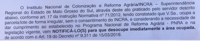 Moradores que compraram lotes do INCRA fazem mobilização no Distrito Pana em Nova Alvorada do Sul