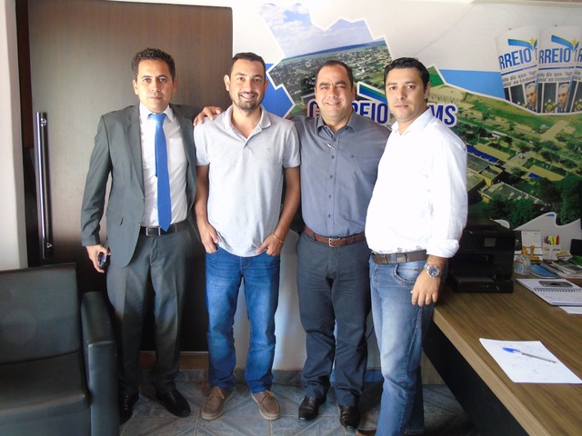 Presidente da Executiva Municipal do PTB de Campo Grande, esteve visitando Nova Alvorada do Sul