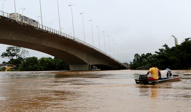 Acre decreta estado de calamidade pública devido a enchentes © Sérgio Vale/Agência de Notícias do Acre