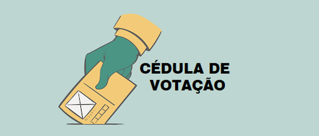 EDITAL - Cédula de votação eleitoral