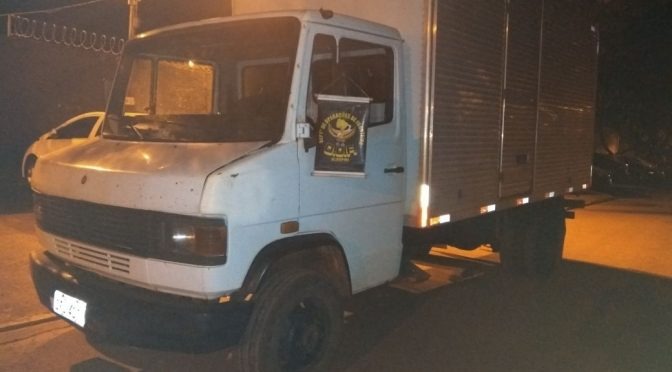 Em Nova Alvorada do Sul DOF apreende caminhão furtado e com sinais de identificação adulterados Em Nova Alvorada do Sul DOF apreende caminhão furtado e com sinais de identificação adulterados