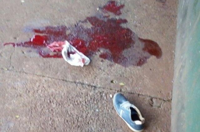 A esposa do rapaz foi detida pela polícia militar enquanto tentava fugir às margens da BR-163. (Foto: Rio Brilhante em Tempo Real)