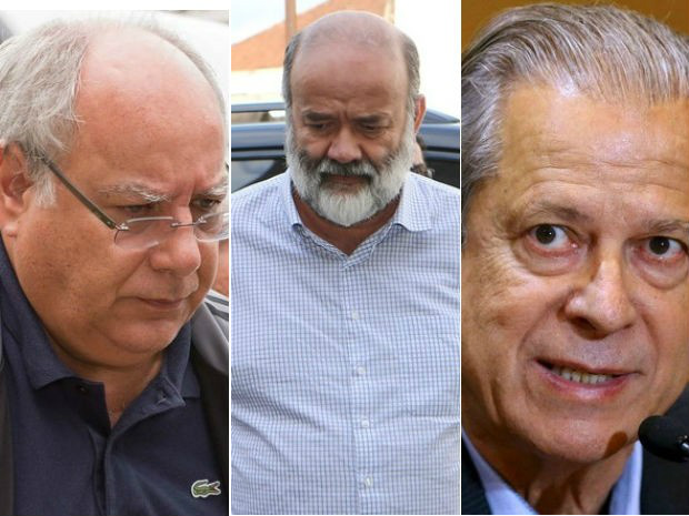 Duque e Vaccari serão interrogados em ação que envolve José Dirceu (Foto: Cassiano Rosário/Futura Press/Estadão Conteúdo, Geraldo Bubniak/AGB/Estadão Conteúdo e Rodolfo Buhrer/Reuters)