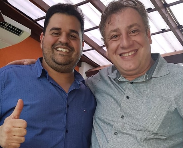 Pré-candidato Neno Razuk visita vereador Farid Afif em Ponta Porã