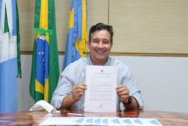 Prefeito de Nova Alvorada do Sul, José Paulo Paleari. Foto Assessoria de Comunicação Social.