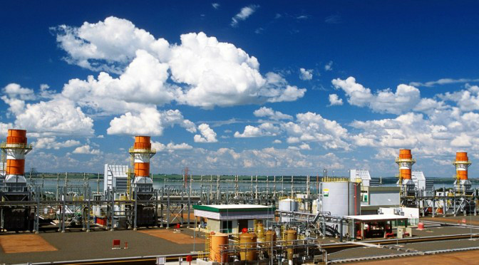 Usina Termelétrica Mário Covas (UTE Cuiabá), no Mato Grosso, alimentada por um ramal de 642 quilômetros de extensão.