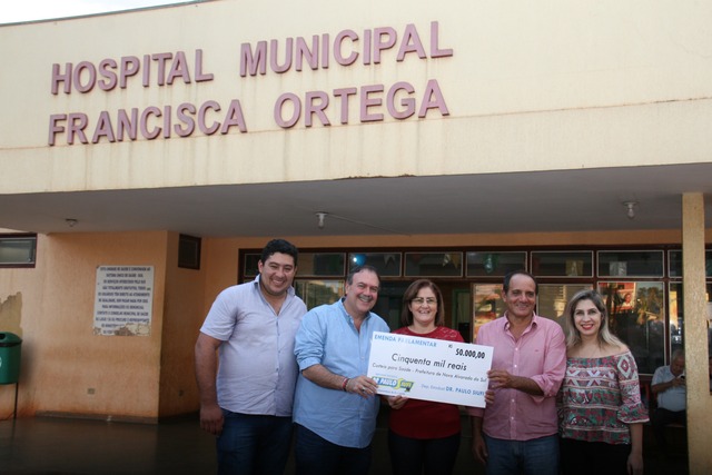 Deputado Dr. Paulo Siufi entrega emenda parlamentar para hospital de Nova Alvorada do Sul Deputado Dr. Paulo Siufi entrega emenda parlamentar para hospital de Nova Alvorada do Sul