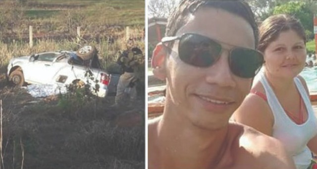 Casal que viajava a procura de casa para mudança morre em capotamento na BR-163 Casal que viajava a procura de casa para mudança morre em capotamento na BR-163