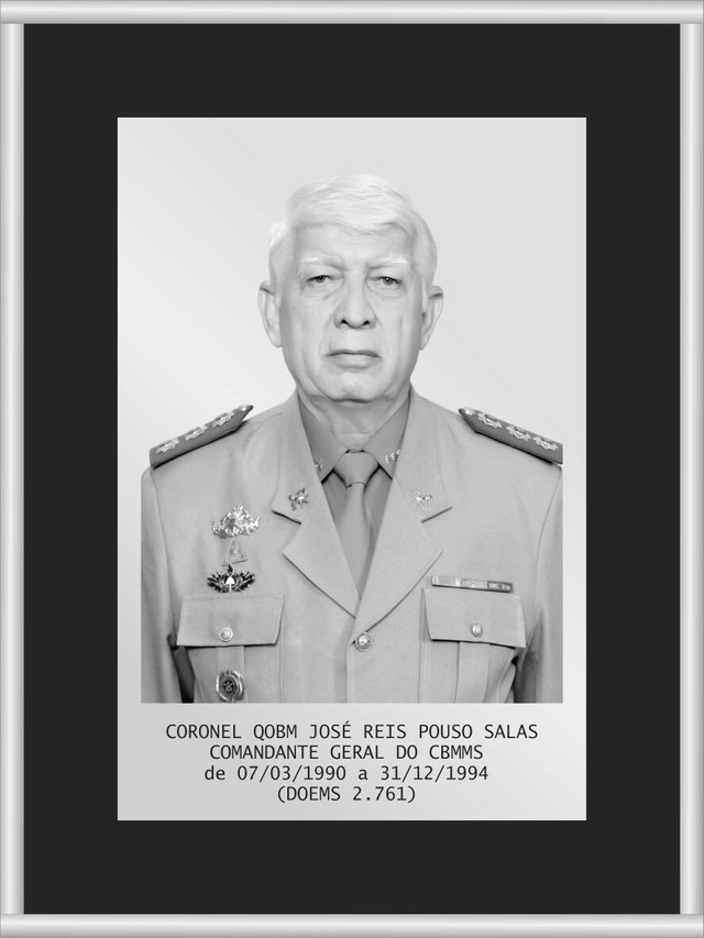 No Dia do Bombeiro, coronel fala de paixão que passou de pai para filho: 'Nunca houve limite para salvar vidas' Coronel foi o primeiro comandante geral do Corpo de Bombeiros em MS (Foto: Corpo de Bombeiros/Divulgação)
