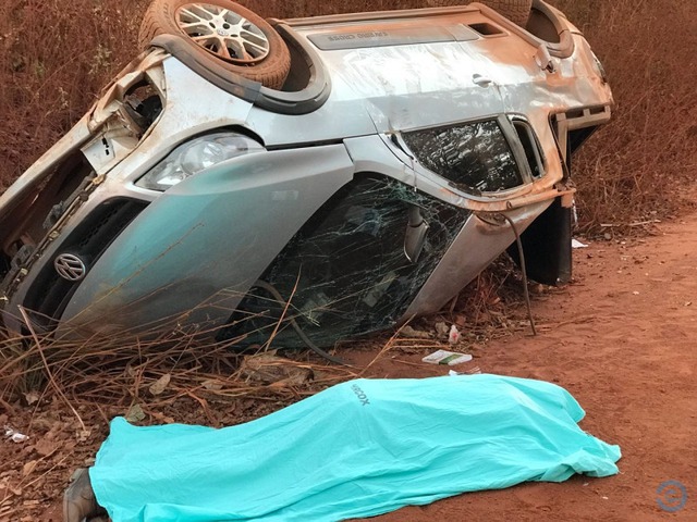 Irmão de policial militar morre em capotamento na zona rural de Coxim Foto Alisson da Silva