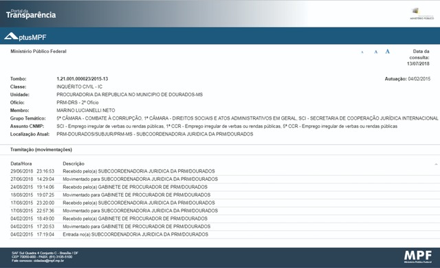 A pedido do MPF, Justiça Federal aceita Ação de Improbidade Administrativa contra ex-prefeito de Nova Alvorada do Sul