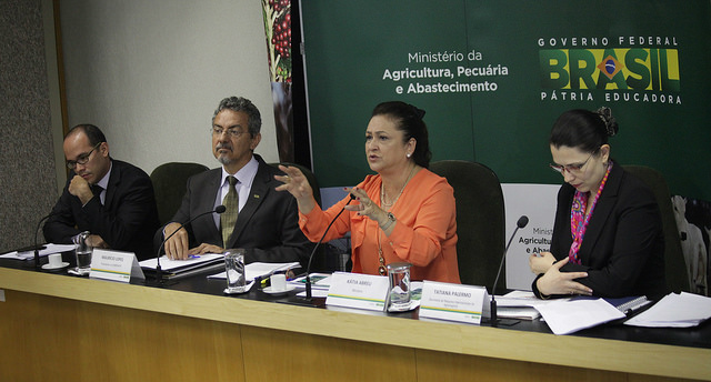 Brasil representa 10% do Comercio Mundial Ministra Kátia Abreu apresenta projeções sobre comércio exterior (Antônio Araújo/Mapa)