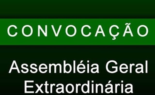 EDITAL DE CONVOCAÇÃO ASSEMBLEIA GERAL EXTRAORDINÁRIA