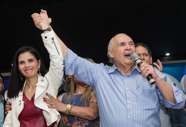 Deputada Grazielle Machado apresentou na convenção do PSD o nome do seu pai Londres como candidato à deputado Estadual