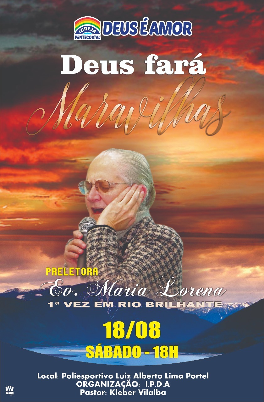 Missionaria que enfrentou o ditador Fidel Castro estará em Rio Brilhante pregando a Palavra de Deus neste sábado 18 de Agosto
