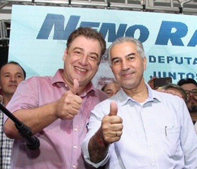 Neno Razuk e Reinaldo Azambuja. foto Rone Cezar Leal