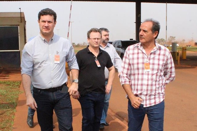 Empresários visitam Nova Alvorada do Sul para instalação de empresa Empresários visitam Nova Alvorada do Sul para instalação de empresa