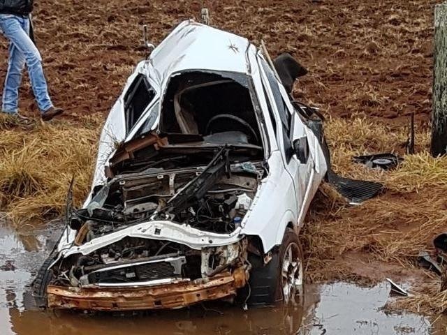 Acidente com morte na rodovia entre Coronel Sapucaia e Amambai, em agosto do ano passado (Foto: Arquivo)