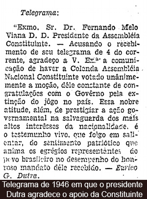 Telegrama de 1946