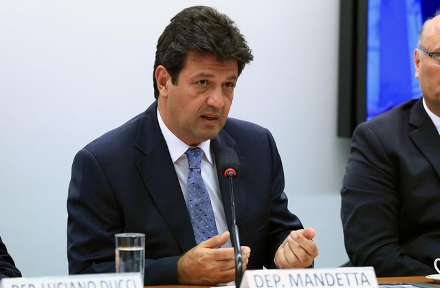 Bolsonaro anuncia deputado Mandetta como futuro ministro da Saúde O deputado federal e futuro ministro da Saúde, Luiz Henrique Mandetta (DEM-MS), durante comissão na Câmara — Foto: Alex Ferreira/Câmara dos Deputados