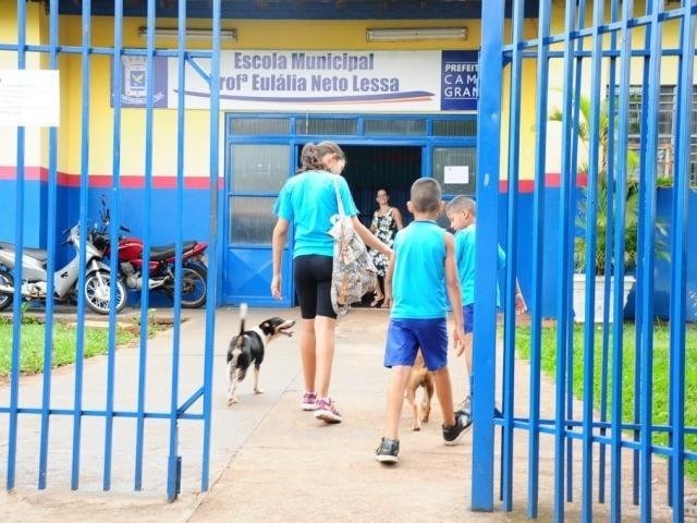 Lei Maria da Penha será ensinada nas escolas municipais de Campo Grande Escola Municipal Profº Eulália Neto Lessa. (Foto: Paulo Francis/Arquivo)