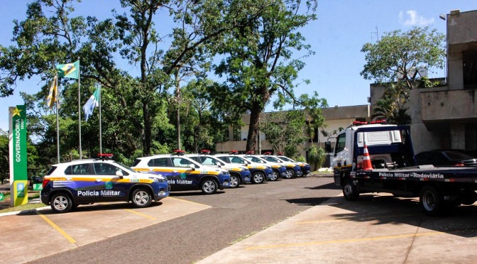 Governo do Estado entrega novas viaturas para a Polícia Militar