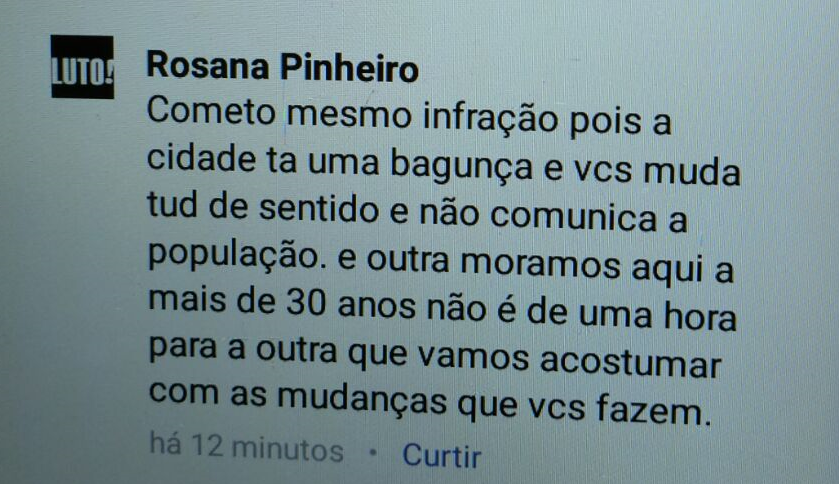 Comentário Facebook