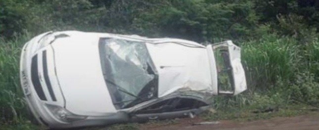 Falta de atenção deixa 4 feridos em acidente na BR-163 Foto: Divulgação/PRF